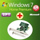 ���å������åȥ�ǥ� DSP�� Windows 7 Home Premium SP1 64bit DVD +��ȥå������ƥ� eSATA PCI Express�ܡ��� REX-PE30S+W
