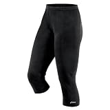 Cheap ASICS Women’s Thermopolislt Running Capri Running Capri,BLACK,L Picture