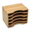 Safco Wood Stackable Sorter, 12.75 Inches Width x 9.5 Inches Height, Light Oak (3626LO) Safco Wood Stackable Sorter, 12.75 Inches Width x 9.5 Inches Height, Light Oak (3626LO)