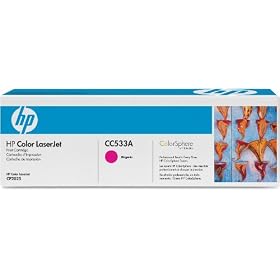 HP Original CC533A Color LaserJet Magenta Laser Toner Cartridge