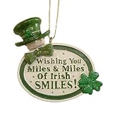 Miles Of Irish Smiles! Shamrock Christmas Ornament 3 #W30102