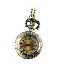 Youyoupifa Wholesale 5pcs/lot Bronze Alloys Carve Patterns Vintage Quartz Pocket Watch(Unisex)