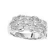 14K White Gold Diamond Anniversary Band - 1.50 Ct.