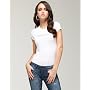 bebe Rhinestone Logo Tee