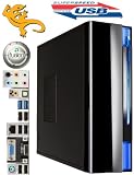 Mini Slim Preis-Hit AMD E350 2x 1,6Ghz, 4GB DDR3 RAM, 250GB Festplatte, Grafik Radeon HD 6310 mit DVI/HDMI und VGA Ausgang, Slim DVD-Brenner, Cardreader, 7.1 Sound, Windows 7 Home Premium