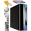 Mini Slim Preis-Hit AMD E350 2x 1,6Ghz, 4GB DDR3 RAM, 250GB Festplatte, Grafik Radeon HD 6310 mit DVI/HDMI und VGA Ausgang, Slim DVD-Brenner, Cardreader, 7.1 Sound, Windows 7 Home Premium