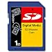 Electronics : 1 GB PRT Flash Memory Secure Digital Card (SD Card) - Lifetime Warranty
