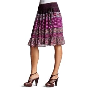 Esprit Women's Panel Print Skirt