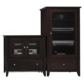 Entertainment Center for 27 Inch TVs or 37 Inch Plasma TVs - Bush Furniture - ENTCEN-SET-3