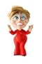 John K. Limited Edition 7.5 Inch Political Toy Hillary Clinton