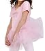 POPATU - A Pink Ballet Dance Dress with Ballet Slippers Embellishments