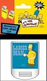 Simpsons Ladies Man Magnetic Memo & Chip Clip