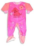 Cliffords Puppy days by Wormser - Toddler Girls Blanket Sleeper, Pink
