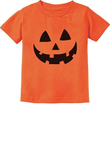 Jack O' Lantern Pumpkin Face Halloween Costume Toddler/Infant Kids T-Shirt