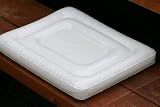 NEW! LARGER SIZE! PocketSeat Inflatable Stadium Seat Cushion 11x14 White