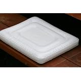 NEW! LARGER SIZE! PocketSeat Inflatable Stadium Seat Cushion 11x14 White