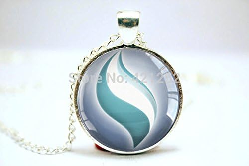 Pretty Lee 2015 Fashion Pkmn Mega Stone Pendants Necklace Color Twenty-Eight Glass Photo Necklace Jewelry Christmas gift