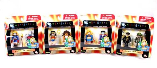 DC MiniMates 6: Action Figures Set of 4 (DC Direct Action Figure - )