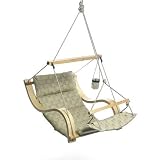 Sand Finish Basket Weave Outdoor Hanging Lounger Chair
