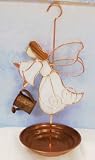 Garden Fairy/White Bird Feeder