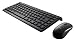Perixx PERIDUO-707B PLUS, Wireless Mini Keyboard and Mouse - Black - 12.60