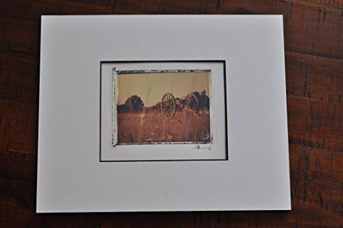 Quieted Cannon Hand-printed Transfer Art