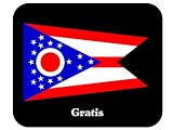 US State Flag - Gratis, Ohio (OH) Mouse Pad