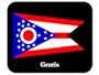US State Flag - Gratis, Ohio (OH) Mouse Pad