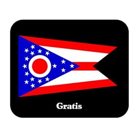 US State Flag - Gratis, Ohio (OH) Mouse Pad