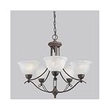 Avalon Chandelier in Cobblestone