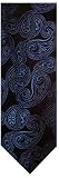 Men's Tommy Hilfiger Neck Tie 100% Silk Brown/Blue Blend