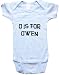 O IS FOR OWEN / Hurry Up - Name-series - White or Blue Onesie / Baby T-shirt