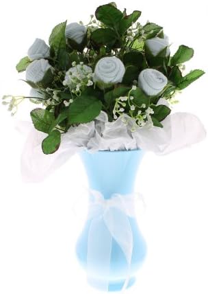 Twin Large Bootie Bloom - Blue Socks