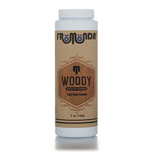 Fromonda Woody Talc Free Powder For Men 5oz - Cedarwood