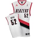 Men's Portland TrailBlazers Greg Oden White Replica Jersey