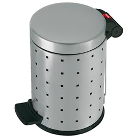 Hailo - 0704-170 - Trento Style 4 - Poubelle � P�dale pour Salle de  Bains