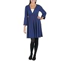 Juniors' Xhilaration&reg; Bishop Sleeve Dress - Cobalt Blue