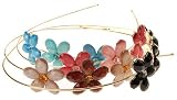 L. Erickson 3 Flower Jewel Headband