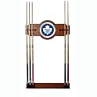NHL Toronto Maple Leafs 2 piece Wood and Mirror Wall Cue Rack