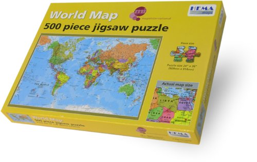 World Map 500 Piece Jigsaw Puzzle1934006866
