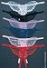 Sheer Butterfly Applique Crotchless Panty With Pearl And Sequined Details by Leg avenue
