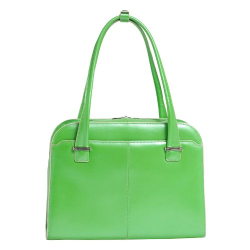 McKleinUSA OAK GROVE 96631 Green Leather Fly-Through Checkpoint-Friendly Ladies' Briefcase McKleinUSA OAK GROVE 96631 Green Leather Fly-Through Checkpoint-Friendly Ladies' Briefcase