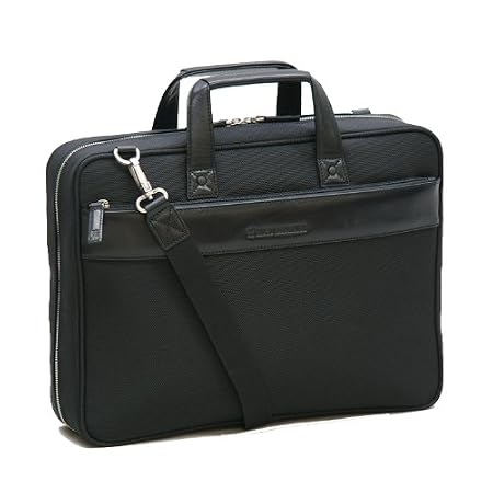 Casa Nylon/Leather Attache Black