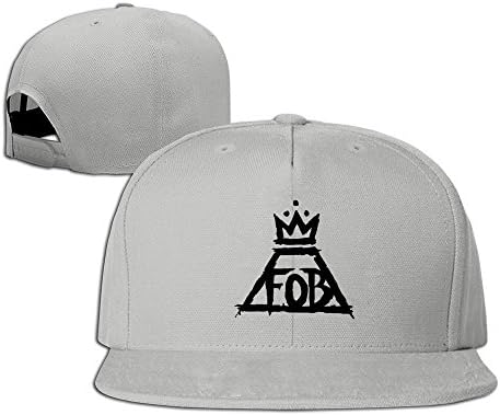 Okpk Fall Out Boy Save Rock And Roll Plain Adjustable Snapback Hat Baseball Cap Unisex Ash