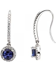 Tanzanite & Diamond Earrings