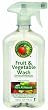 Earth Friendly Products Fruit & Vegetable Wash, 17-Ounce Bottle (Pack of 6)