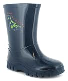Boys Navy Dinosaur Hunters Wellington Boots - Navy - UK 4-12