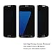 Galaxy S7 Screen Protector, Ulifestyles Mirror Real Tempered Glass Anti Spy Privacy Screen Protector for Samsung Galaxy S7,9H Hardness,High Definition Clear,Explosion-Proof,Anti Shatter, Black