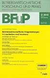 Produkt-Bild: Betriebswirtschaftliche Fragestellungen in Liquidation und Insolvenz: BFuP 3/2010
