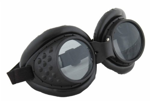 Black Steampunk Goggles -